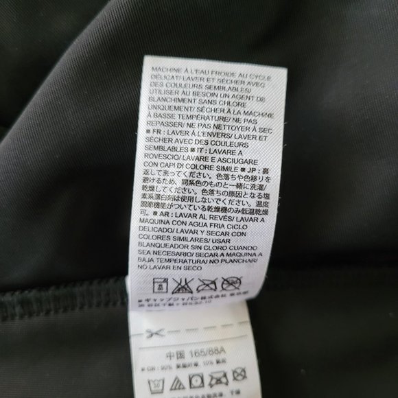 Gap Blouse Black Women  Size Small Polyester Short Sleeve - Picture 8 of 8